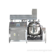 lifting toothpaste making vacuum mixer homogenizer machine